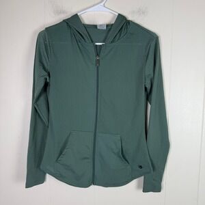 Buff Bunny Collection Green Full Zip Hoodie‎ Jacket Activewear - Small